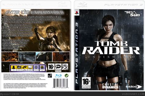 Tomb Raider: Underworld PlayStation 3 Box Art Cover by roza