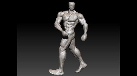 Minutes Zbrush Sculpting Muscle Youtube