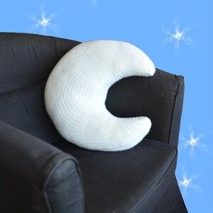 Moon Pillow Crochet Pattern Nighttime Theme Crochet Night Pillow ...