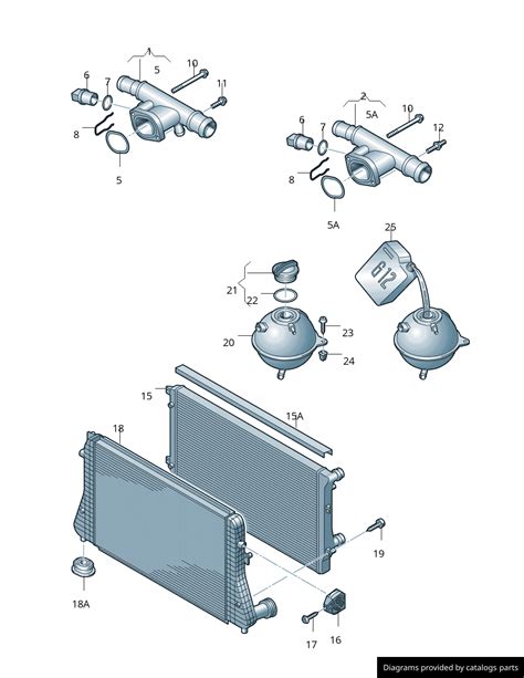 Volkswagen Audi Seat Skoda Cooler For Coolant K Dm Lllparts