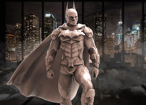 Batman Diorama Modelo De Impresión 3d Stl