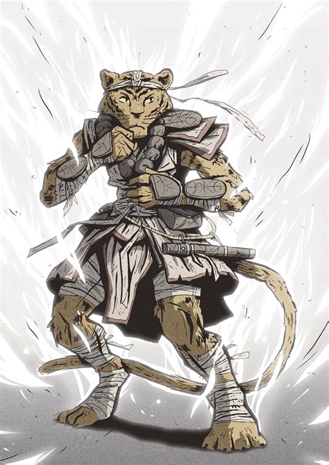 [Art] Tabaxi Monk : r/DnD