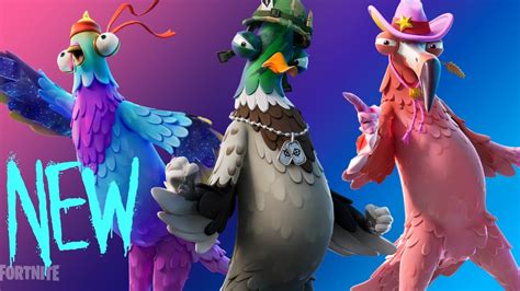 Fortnite New Birds Of Feather Bundle Review Youtube