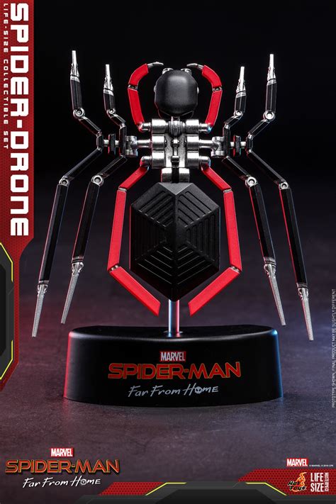 Spider Man Far From Home Life Size Spider Drone Set By Hot Toys