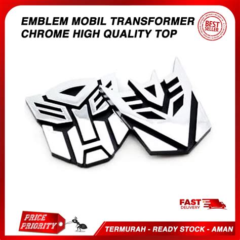 Jual Emblem Logo Mobil Transformer Autobots High Quality Shopee Indonesia