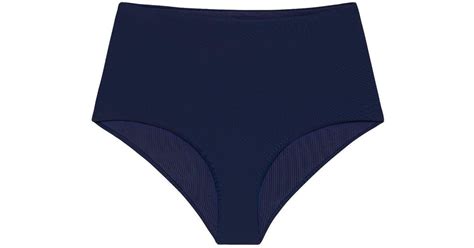Carolina K Nina Bikini Bottom In Blue Lyst
