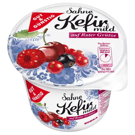 Sahne Kefir Rote Grütze EDEKA