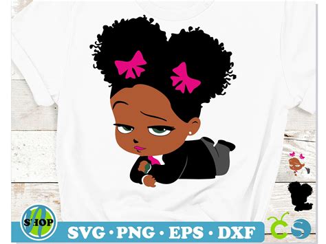 African American Boss Baby Girl Svg Boss Baby Girl Svg Afro - Etsy in ...