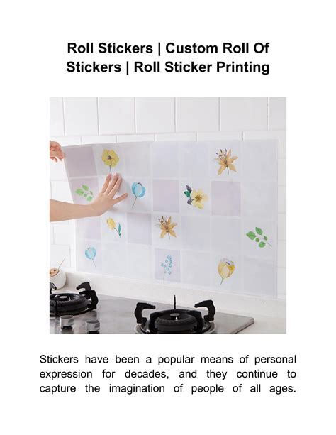 Roll Stickers | Custom Roll Of Stickers | Roll Sticker Printing by Roll ...