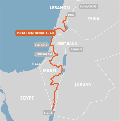 Israel National Trail Hiking Guide - Guthook Guides