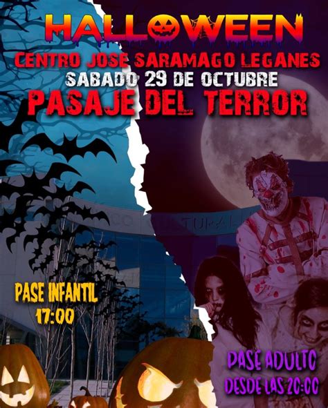 Halloween pasaje del terror Asociación Vecinal San Nicasio OCIO EN