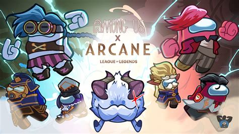Reveladas Todas Las Skins De Arcane Para Among Us Videojuegos