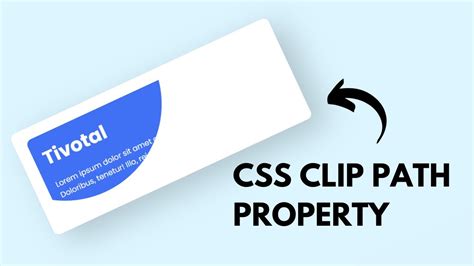 Ui Interaction With Css Clip Path Property Youtube