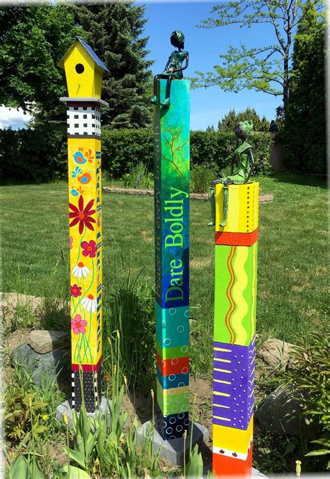 Wooden Garden Totems Ideas You Must Look Sharonsable