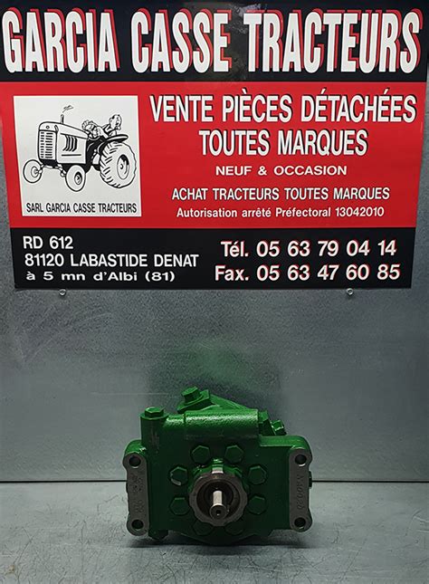 POMPE HYDRAULIQUE JOHN DEERE NEUVE 8 PISTONS 23 CM3 CASSE TRACTEUR