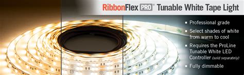 Armacost Lighting RibbonFlex Pro 24V White CCT Tunable LED Strip Light