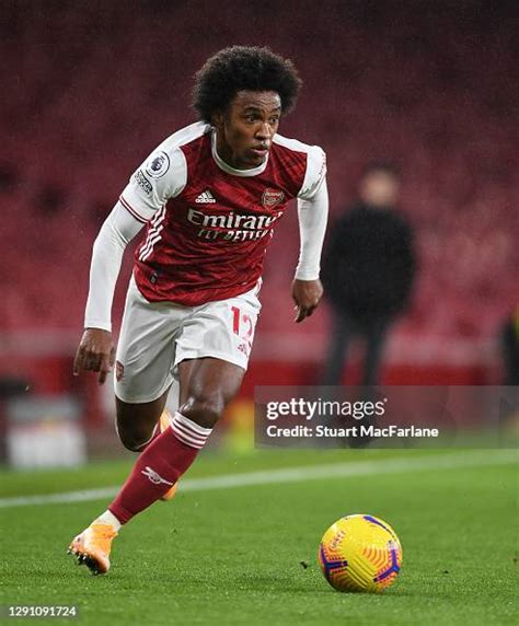 Willian Of Arsenal During The Premier League Match Between Arsenal