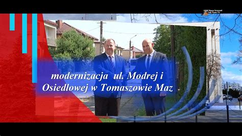 Konferencja Prasowa Dot Modernizacji Ul Modrej I Osiedlowej W