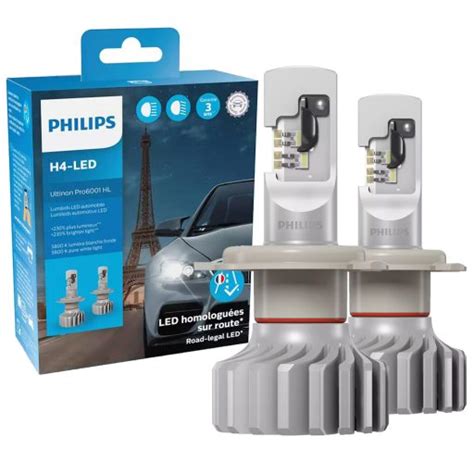 Ampoules Led H Homologu Es Route Philips Ultinon Pro Hl