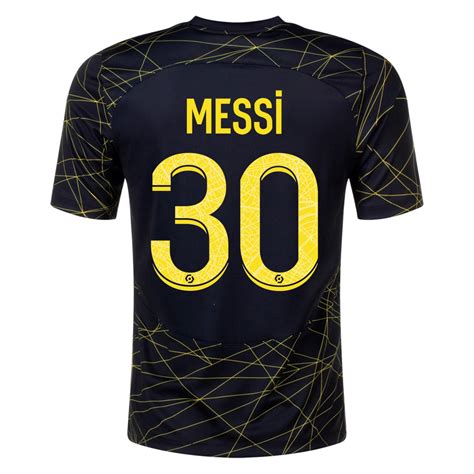 NIKE PARIS SAINT GERMAIN 2023 FOURTH MESSI JERSEY