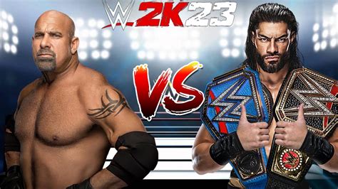 Wwe K Goldberg Vs Roman Reigns No Holds Barred Match For The Wwe