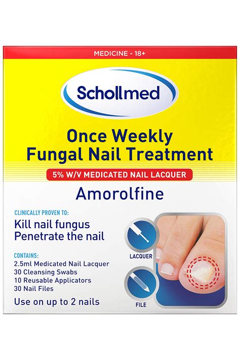 Schollmed Once Weekly Fungal Nail Treatment with Amorolfine 2.5 ml