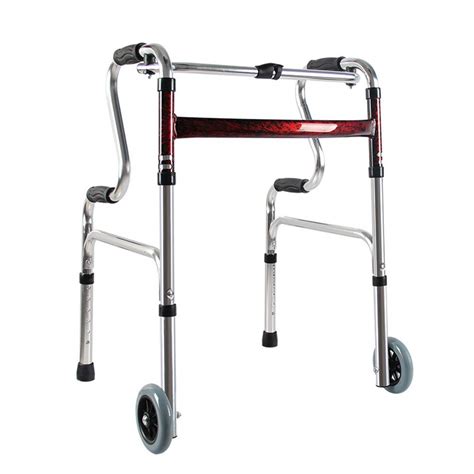 Buy Lightweight Folding Walker For Seniors With Front Wheels Walker