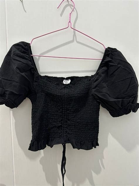 Sabrina Crop Top On Carousell