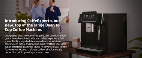 Beko Caffeexperto Bean To Cup Coffee Espresso Machine Ceg B Black