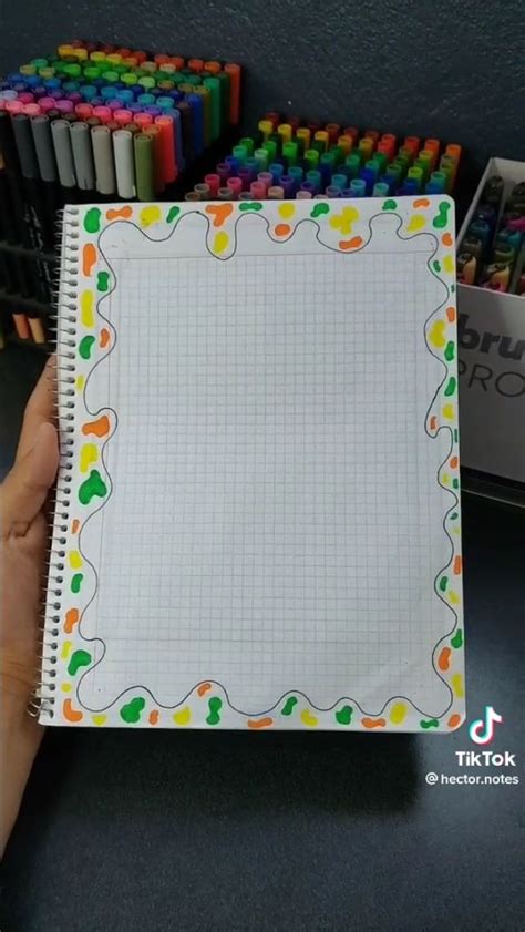 Pin De Patry Cm En Decora Tus Cuadernos Marcos Del Cuaderno De Notas Margenes Bonitos Y