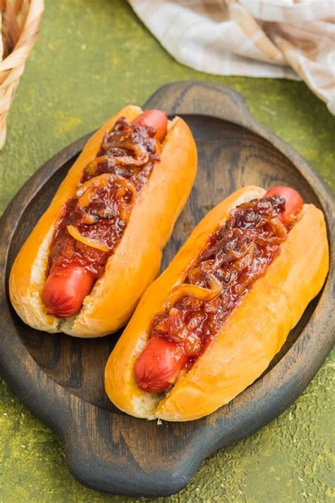 New York-Style Hot Dogs Recipe | CDKitchen.com | Grilling hot dogs, Hot ...