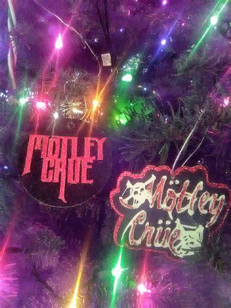 Motley Crue Christmas Tree Ornaments Vince Tommy Nikki Etsy