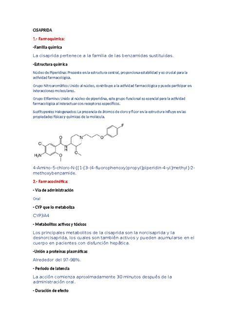 Cisaprida Dosis Pediátrica 5