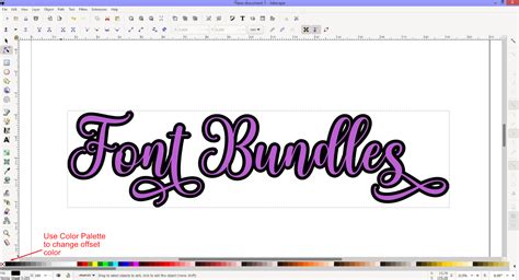 How To Create An Offset In Inkscape Design Bundles