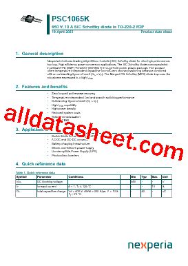 Psc K Datasheet Pdf Nexperia B V All Rights Reserved