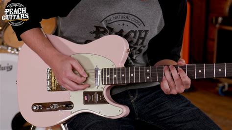 Fender Limited Edition American Professional Ii Telecaster Shell Pink