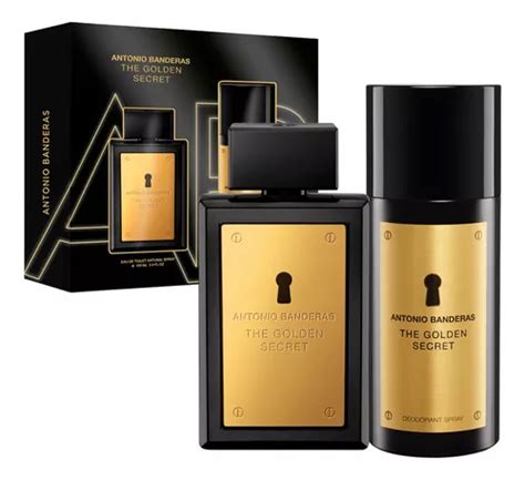 Kit Perfume The Golden Secret Antonio Banderas Deo Corporal