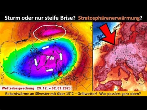 Sturm Oder Nur Brise Rekordw Rme An Silvester Stratosph Renerw Rmung