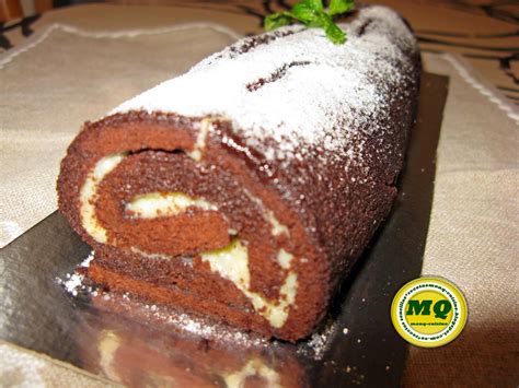 Monq Cuisine Brazo De Gitano De Chocolate Y Crema De Mango