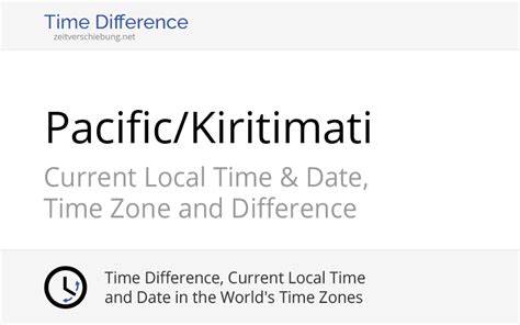 Pacific/Kiritimati: Time Zone in Kiribati, Current local time