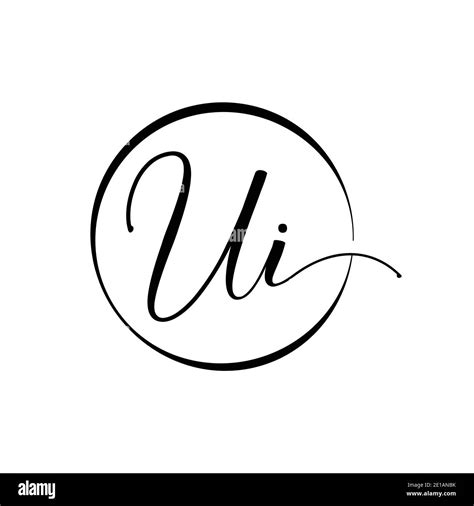 Ui logo vector vectors hi-res stock photography and images - Alamy