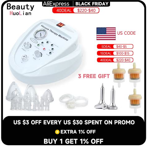 Breast Massager Enlargement Vacuum Pump Therapy Machine For Slimming