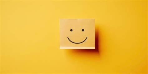 Premium Photo Emoji With A Cheerful Emotion On A Yellow Square