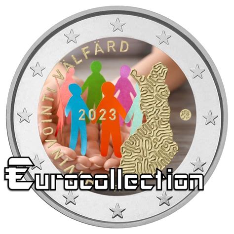 2 euro Finlande 2023 Services sociaux et de santé couleur 3