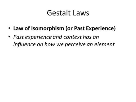 Isomorphism Can Be Described As The Similarity In The Gestalt