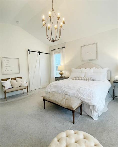 Neutral Farmhouse Master Bedroom Soul And Lane