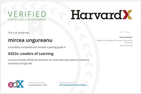 Leadership And Management Certificate Harvard - Management And Leadership