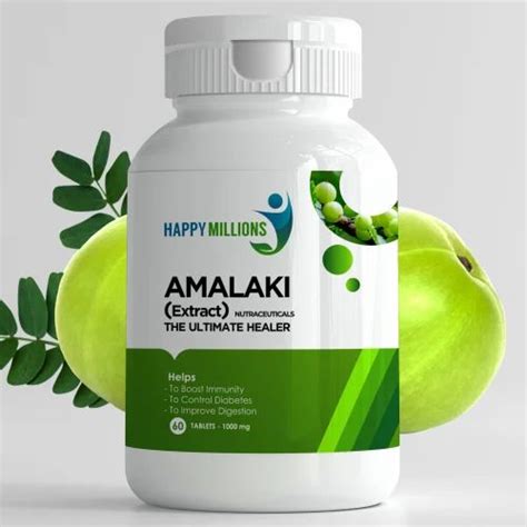 Happy Millions Amalaki Amla Extract Mg Pack Of X