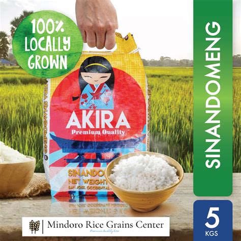 Akira Premium Well Milled Sinandomeng Rice Local Rice From