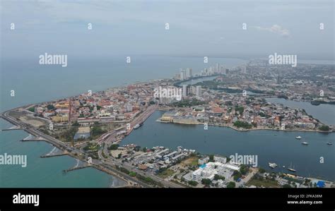 Coastal view of Bocagrande Cartagena Stock Photo - Alamy